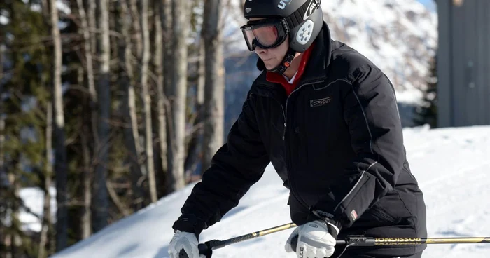 Vladimir Putin pe pârtia de la Soci FOTO Reuters