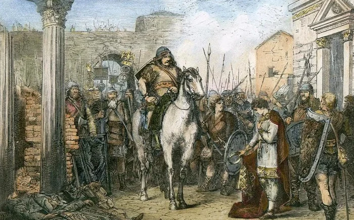 Romulus Augustulus. ultimul Împărat al Imperiului Roman de Apus / foto: Reddit