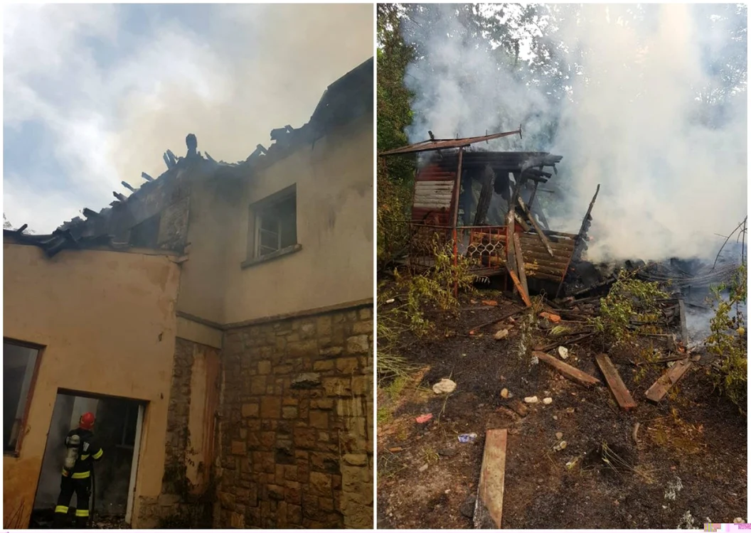 Cabana Meseşul a fost cuprinsă de flăcări FOTO ISU Sălaj