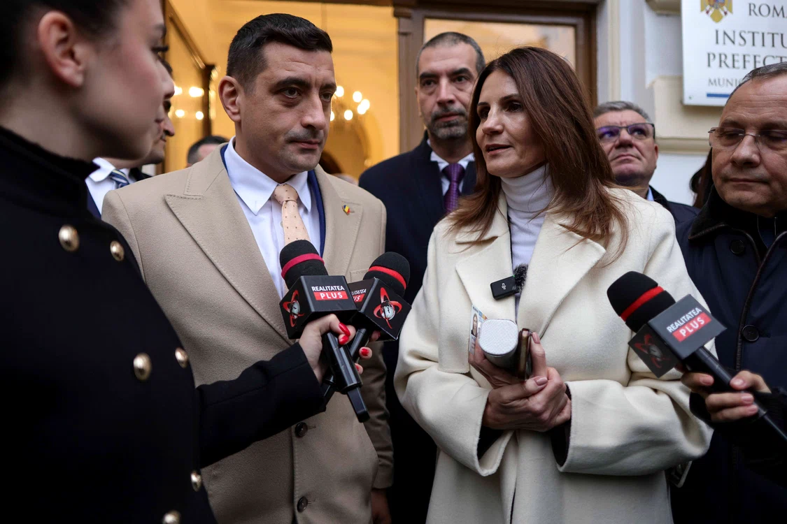 George Simion a lansat mai multe acuzații în ziua votului FOTO Inquam / Octav Ganea 