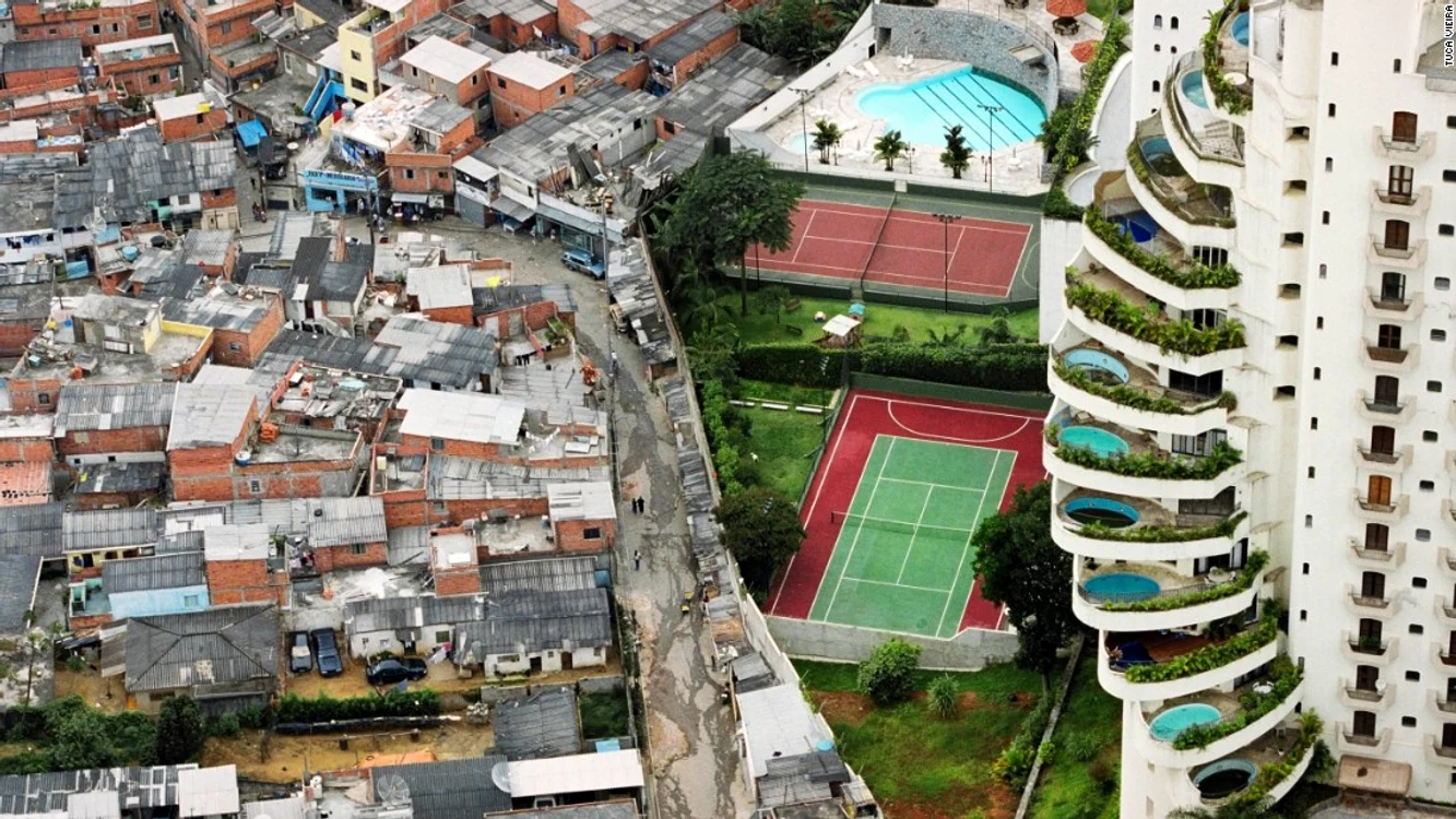 Cartierul Paradiso din Brazilia arată inegalitatea dintre clasele socialeFoto: Youtube