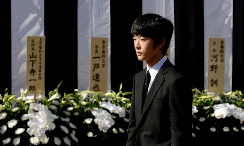 Prințul Hisahito la înmormântarea Prințesei Yuriko   profimedia 0938940236 jpg