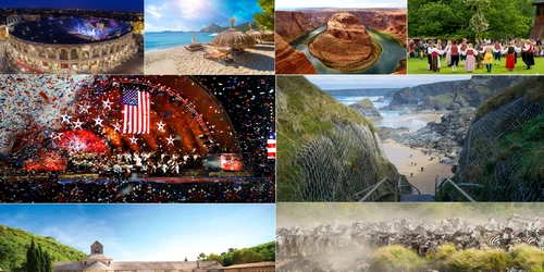 Destinații turistice ideale de vară 2025 Colaj DMS 