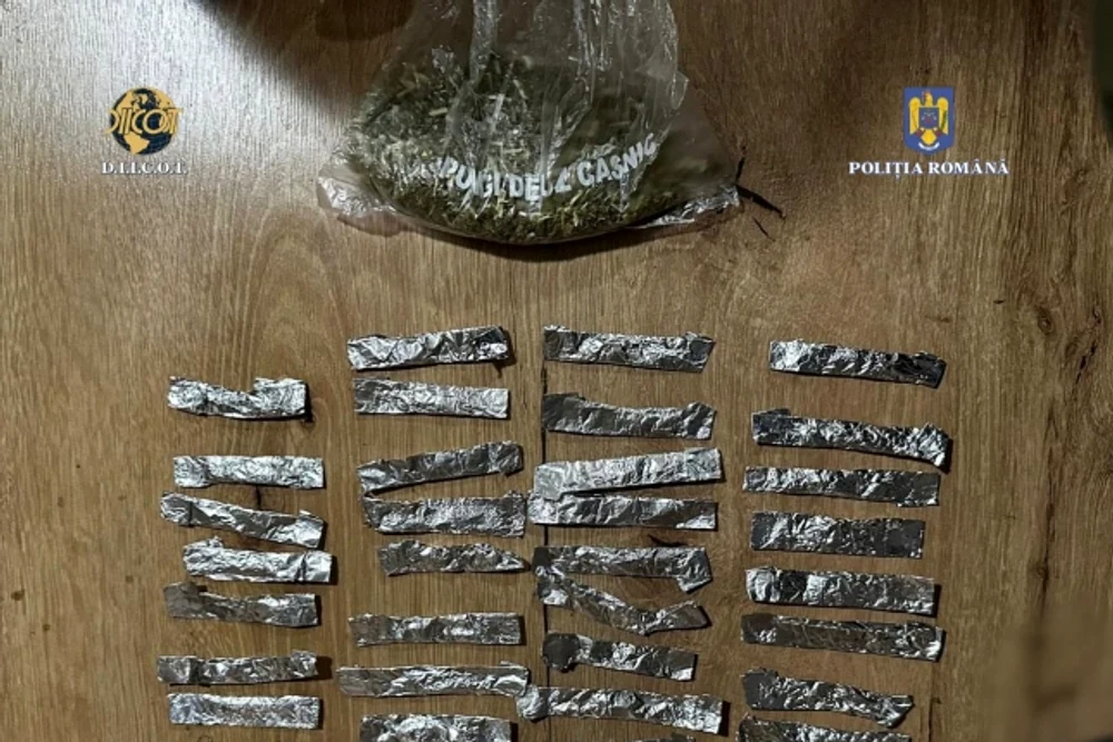 Drogurile au fost confiscate FOTO: Poliția Română