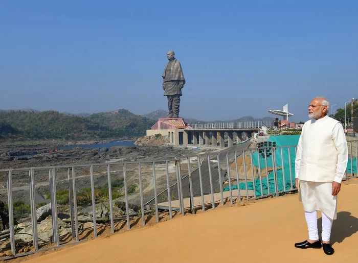 Statuia Unităţii a fost inaugurată miercuri de premierul indian Narendra Modi Foto: EPA/EFE