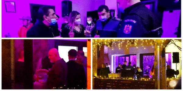Petrecerea managerului Spitalului municipal Beiuş a fost oprită de poliţişti cu puţin înainte de ora 21.00