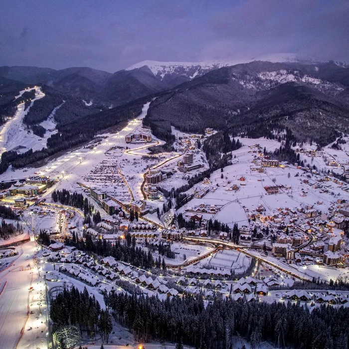 Stațiunea de schi numărul 1 din Ucraina - Bukovel. FOTO: Bukovel.com