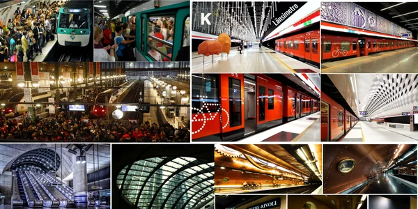 Stațiile de metrou ieșite din comun din capitalele europene Colaj Daciana Stoica