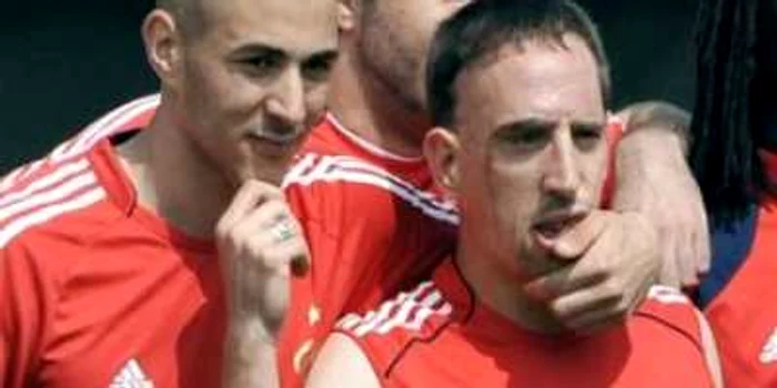 L'Equipe: 'Ribery, rezervă contra României, iar Benzema titular'