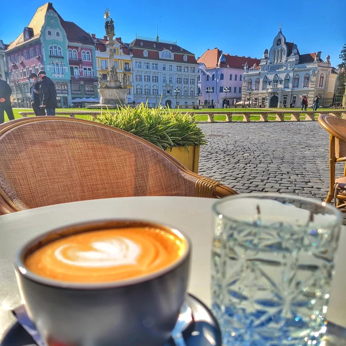 Piața Unirii din Timișoara FOTO Dominic Fritz