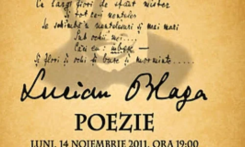 «Bucureștiul citește poezie»: seară dedicată lui Lucian Blaga jpeg
