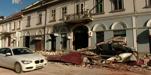 Cutremur Croaţia / FOTO Mediafax Foto / 29 dec 2020