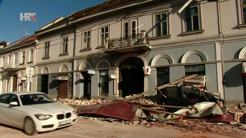 Cutremur Croaţia / FOTO Mediafax Foto / 29 dec 2020