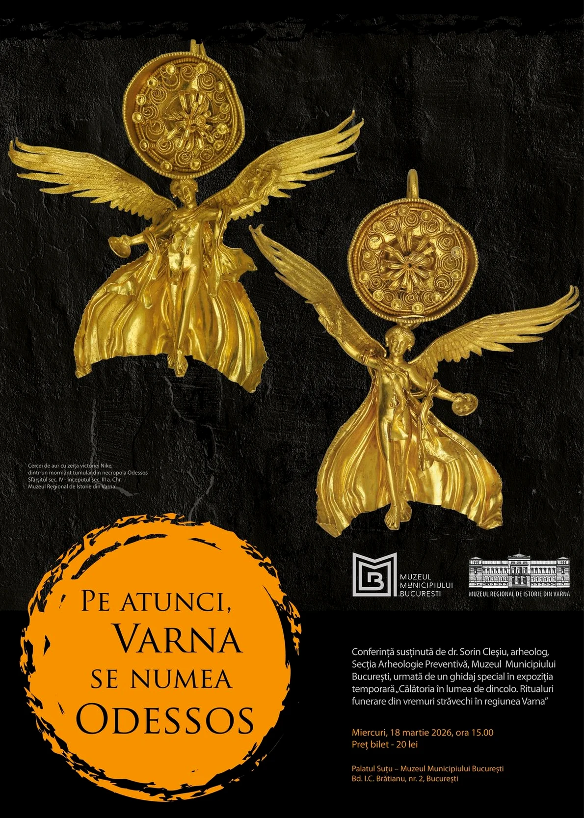 „Pe atunci, Varna se numea Odessos”, conferință la Palatul Suțu