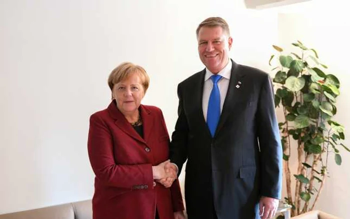 Klaus Iohannis şi Angela Merkel. FOTO presidency.ro