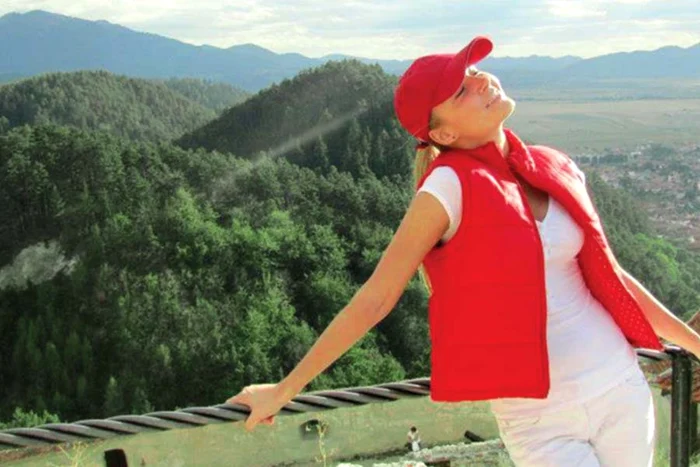 Octavia Geamănu  lucrează de zece ani  la  Antena 1 (Fotografii: Zoltan Loencz/arhiva personală)