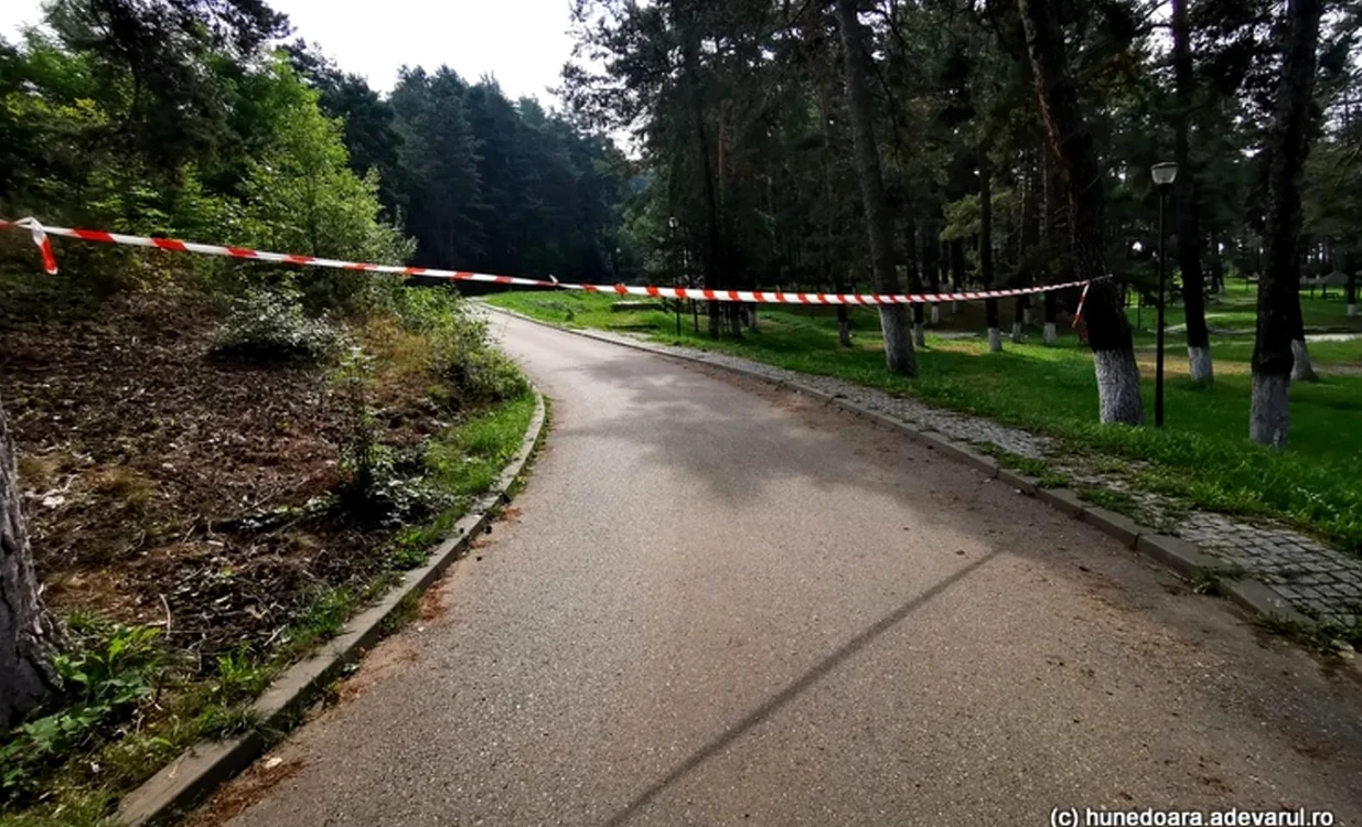 Parcul Brădet din Petroșani. Foto: Daniel Guță