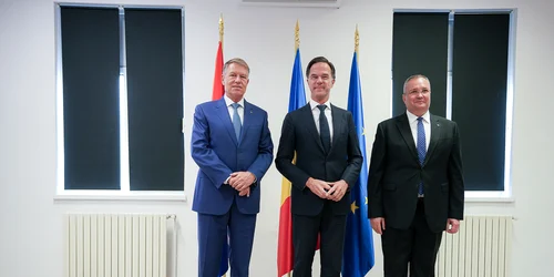 Mark Rutte cu Klaus Iohannis si Nicolae Ciuca 3 FOTO Presidency jpg