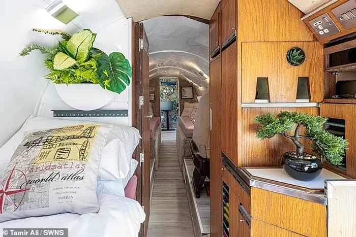 Așa arată interiorul aeronavei / foto: Daily Mail