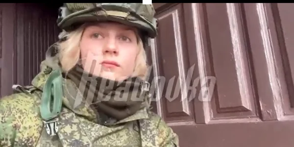 Momentul în care o propagandistă din Rusia este împușcată în Ucraina FOTO Captură Video  jpg