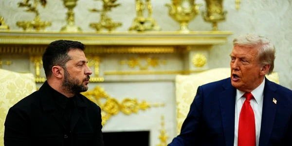 Întâlnirea dintre Donald Trump și Volodimir Zelenski. FOTO EPA-EFE