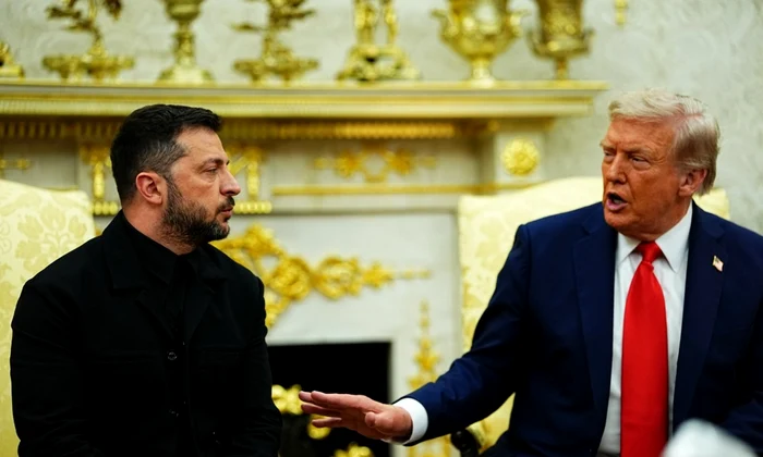 Întâlnirea dintre Donald Trump și Volodimir Zelenski. FOTO EPA-EFE