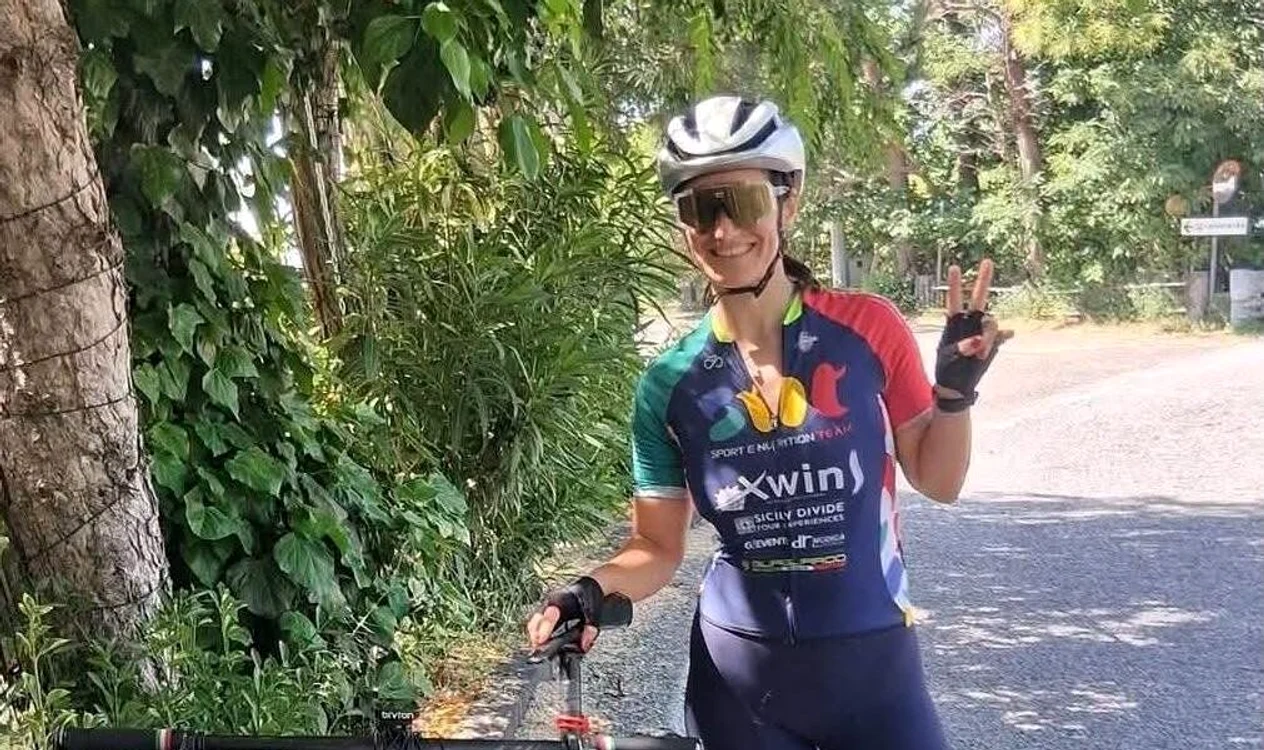 Impactul a fost fatal pentru Nicoleta Rusu. FOTO Federația Română de Ciclism