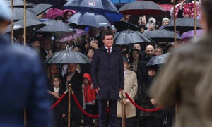 Nicușor Dan sosește la Cotroceni după ce a depus jurământul FOTO Inquam / Octav Ganea
