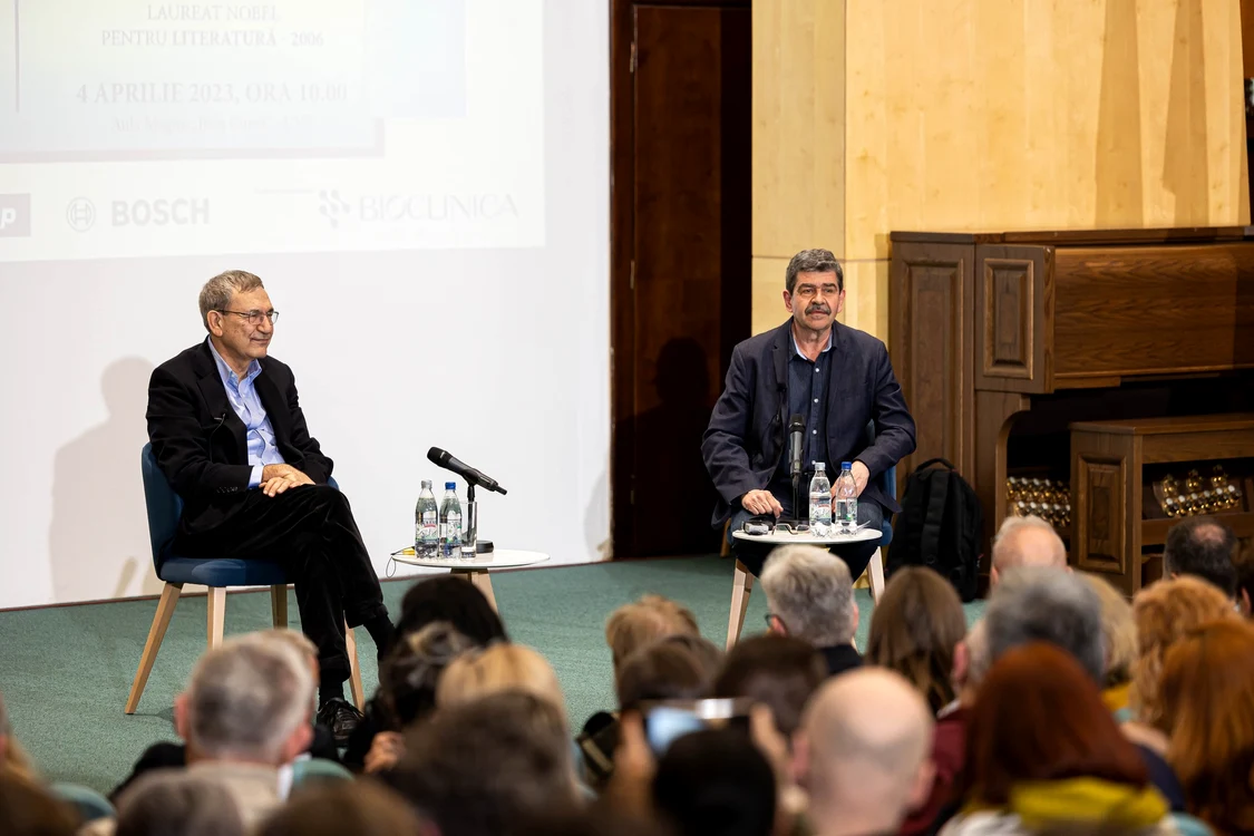 Orhan Pamuk la Timișoara FOTO UVT