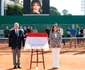 Albert de Monaco și verișoara sa la inaugurarea terenului de tenis