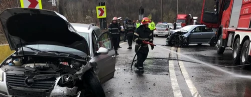 Accident Cârligul Mic Valea Oltului DN 7 E 81 Vâlcea Foto Adevărul