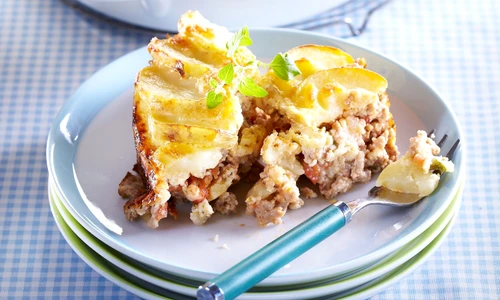 Potato and minced pork gratin jpeg