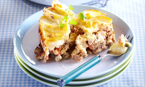 Potato and minced pork gratin jpeg