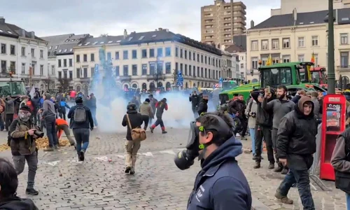 protest fermieri Bruxelles captura video X LucAuffret jpg