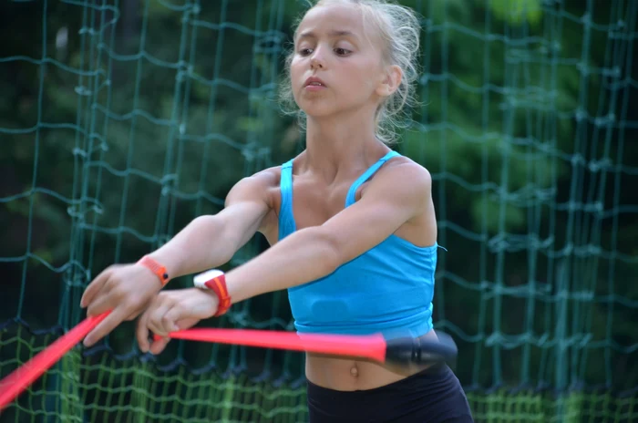 
    Denisa Stoian are 32 de medalii la concursurile de gimnastică ritmică   