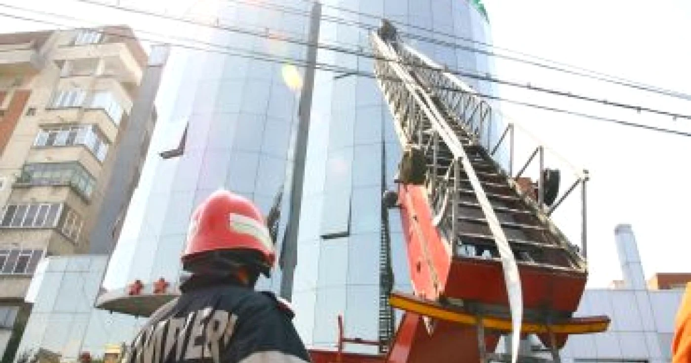 Craiova: Incendiu la Hotelul Helin