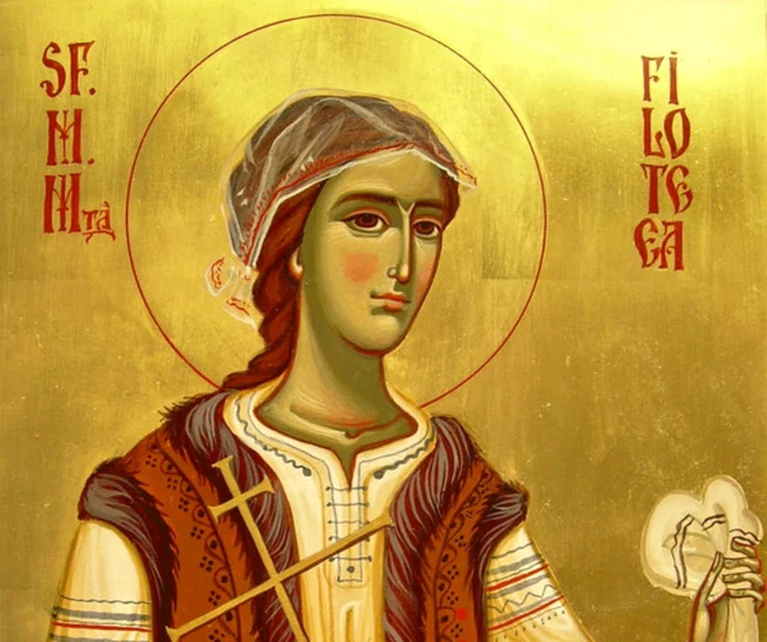 Sfânta Muceniţă Filofteia, o sfântă de numai 12 ani