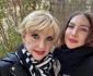 Cu superba ei fiică, stabilită în Franța 