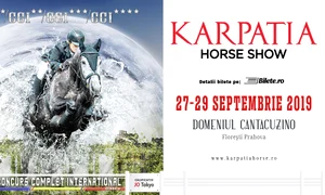 Karpatia Horse Show deschide drumul către Jocurile Olimpice de la Tokyo 2020 Spectacolul unic al echitației de top mondial revine pentru a VI a Ediție la Domeniul Cantacuzino de la Florești jpeg