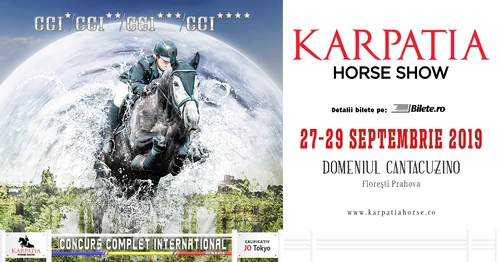 Karpatia Horse Show deschide drumul către Jocurile Olimpice de la Tokyo 2020 Spectacolul unic al echitației de top mondial revine pentru a VI a Ediție la Domeniul Cantacuzino de la Florești jpeg