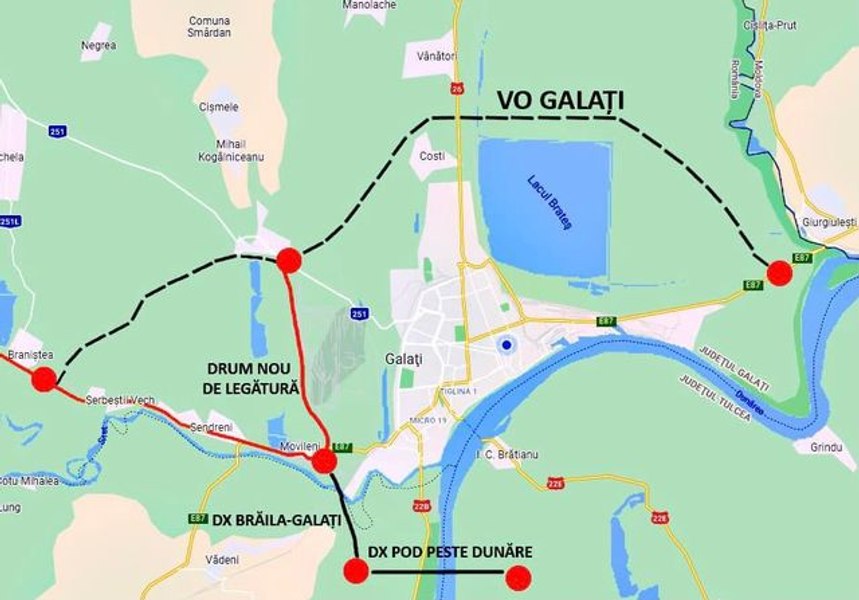 Investiție uriașă deblocată de Guvern. 275 de de imobile vor fi expropriate pentru construirea noii centuri a Galaţiului