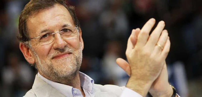 Prim-ministrul spaniol, Mariano Rajoy, a câştigat alegerile în regiunea sa natală din Galicia  FOTO: Reuters