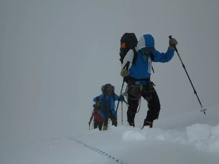 Alpiniştii din Neamţ în ascensiune pe Cho Oyu FOTO: Adrian Laza, arhiva personală