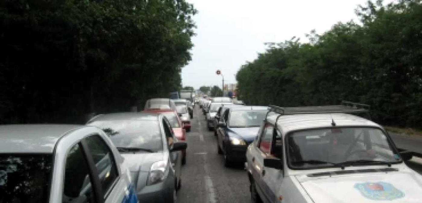 Constanta: Trafic blocat în sudul litoralului, în zona Eforie