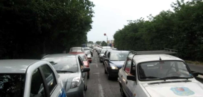 Constanta: Trafic blocat în sudul litoralului, în zona Eforie