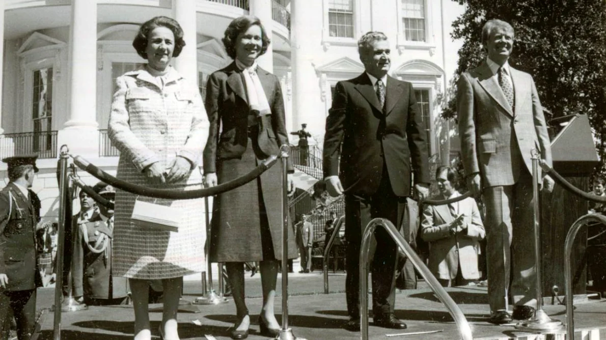 Vizitele oficiale ale lui Ceaușescu în SUA, prezentate în presa română jpeg