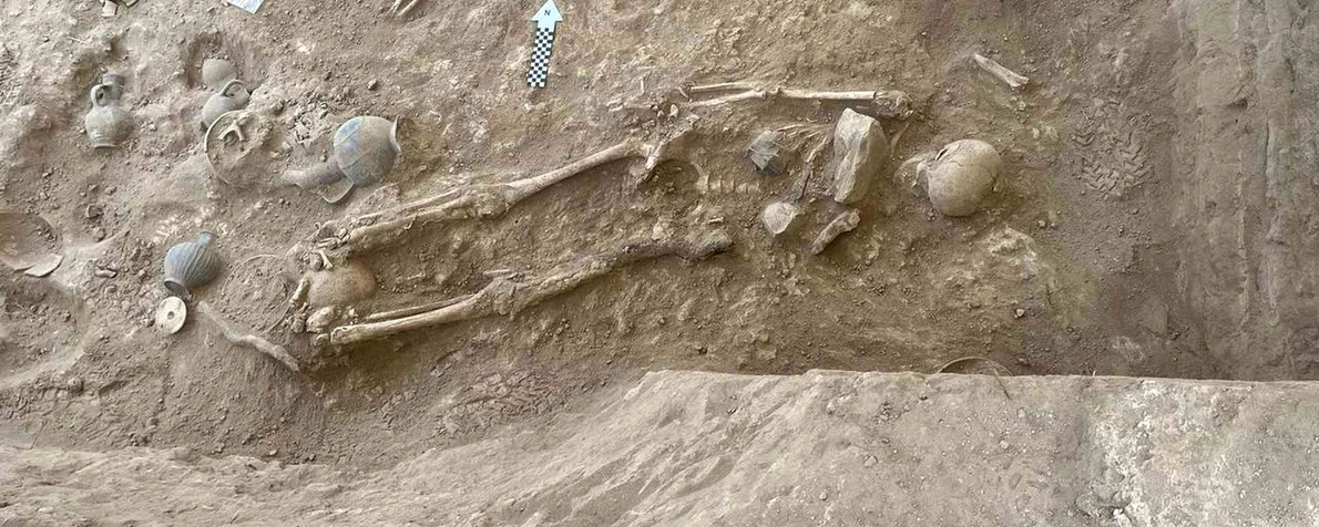 Mormânt descoperit în Cipru de arheologi suedezi de la Universitatea din Göteborg (© P.M. Fischer / gu.se)