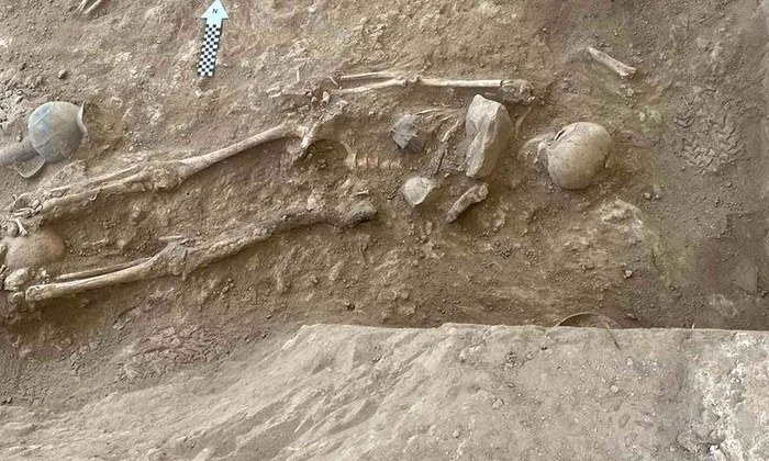 Mormânt descoperit în Cipru de arheologi suedezi de la Universitatea din Göteborg (© P.M. Fischer / gu.se)