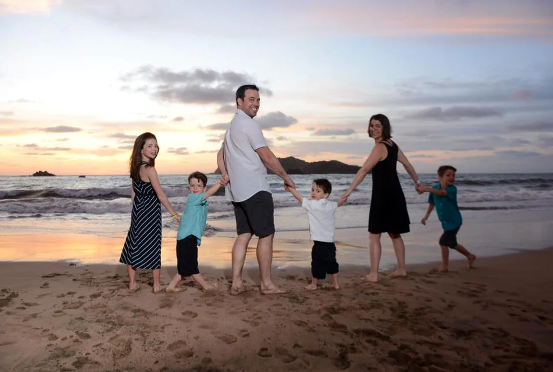 Familia din canada în vacanță / Foto Facebook