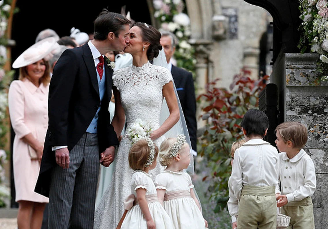 Pippa și James, în ziua nunții  jpeg